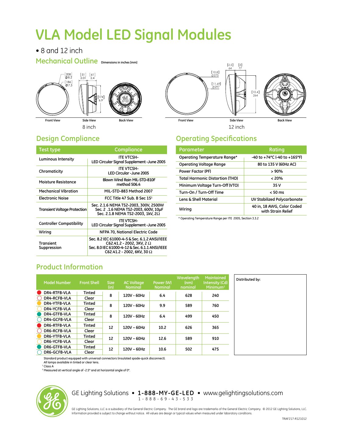 LED Modules catalog sheet page 24