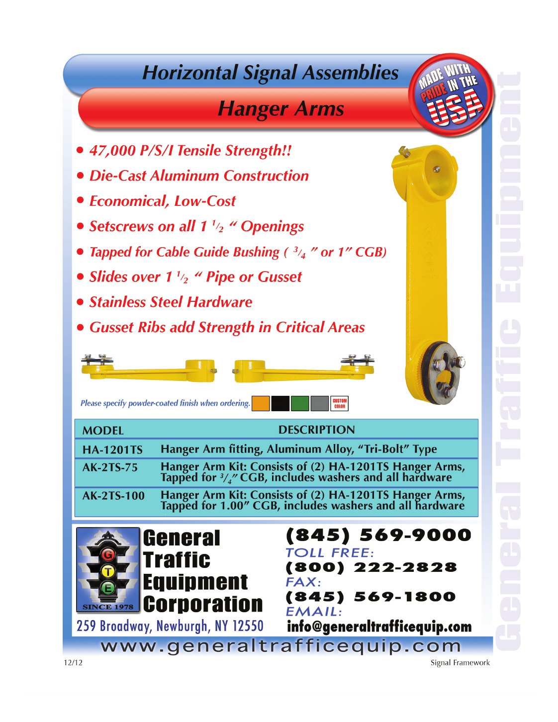 Mounting Assemblies catalog sheet page 45
