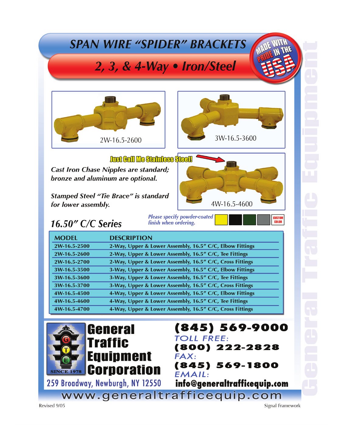 Mounting Assemblies catalog sheet page 54