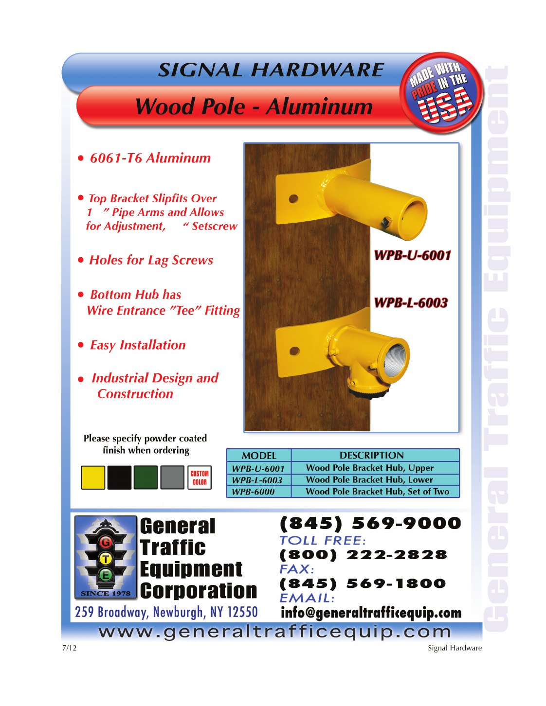 Mounting Assemblies catalog sheet page 58