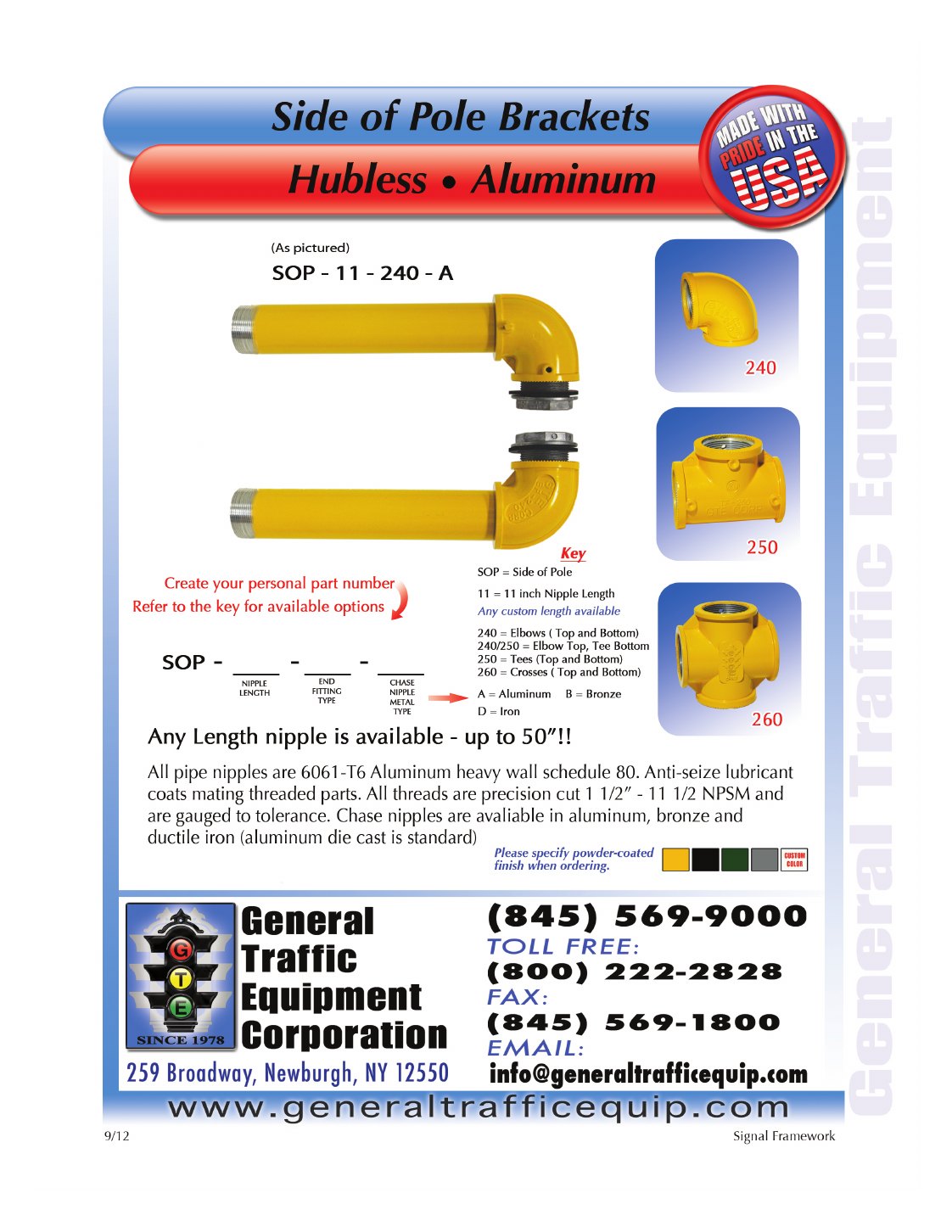 Mounting Assemblies catalog sheet page 59