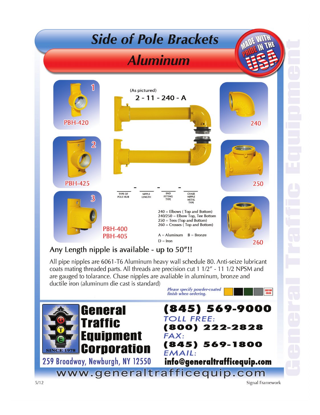 Mounting Assemblies catalog sheet page 60