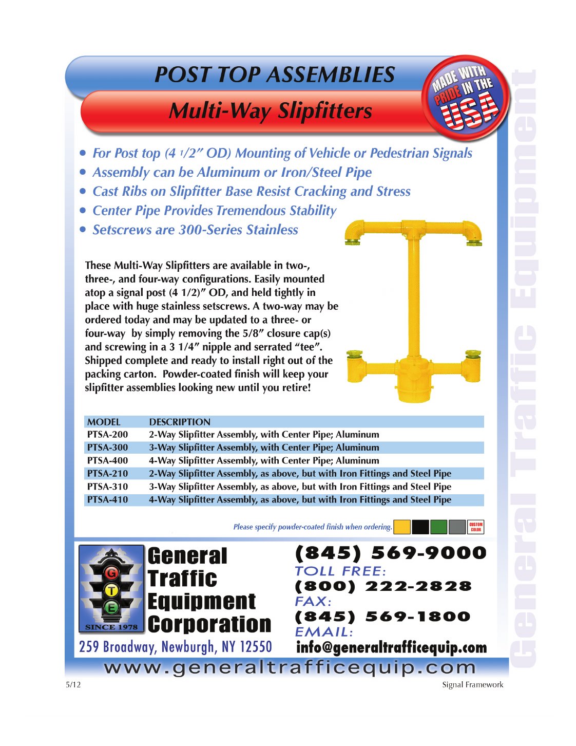 Mounting Assemblies catalog sheet page 61