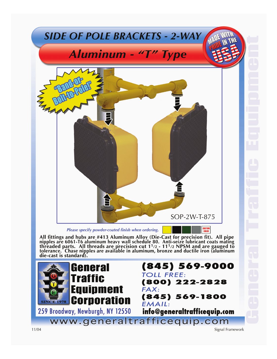 Mounting Assemblies catalog sheet page 62