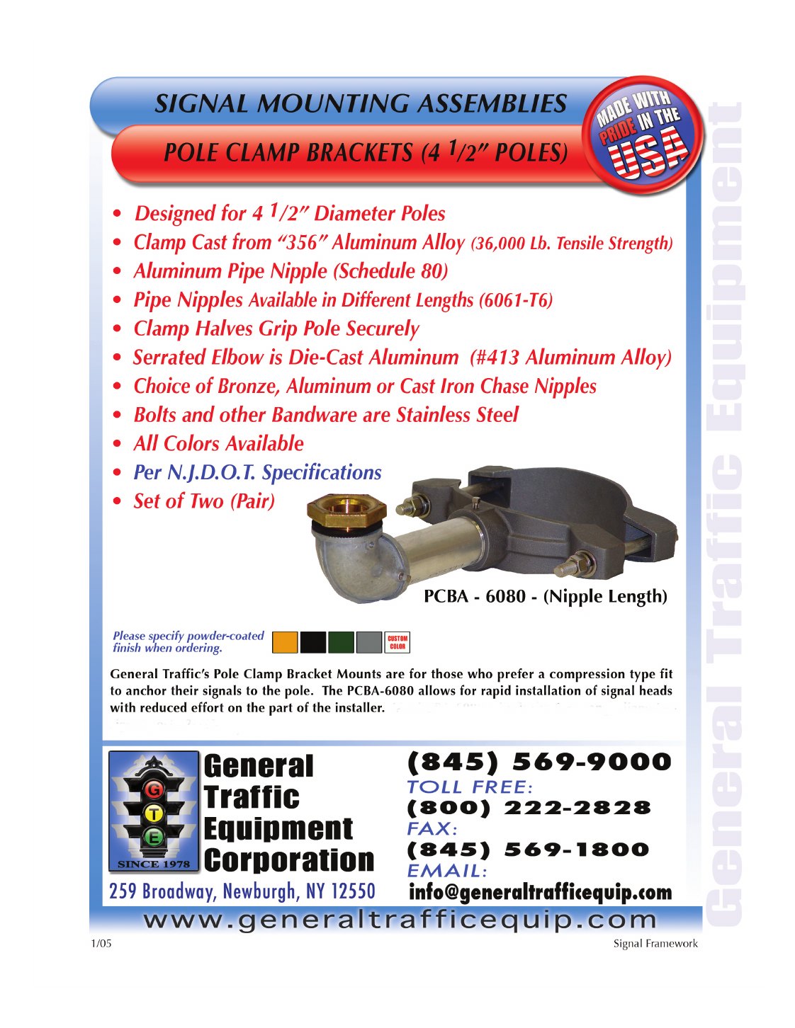 Mounting Assemblies catalog sheet page 63