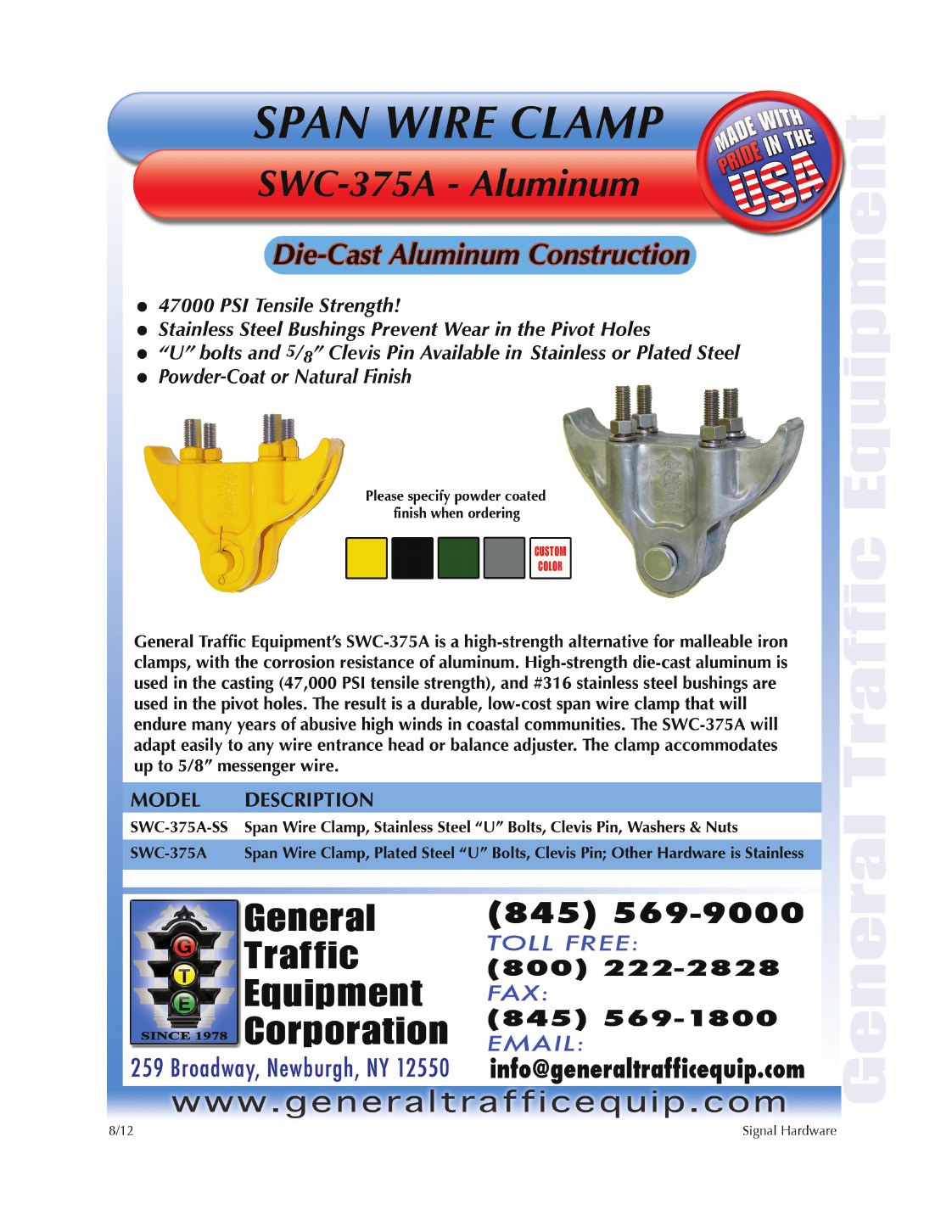 Mounting Assemblies catalog sheet page 65