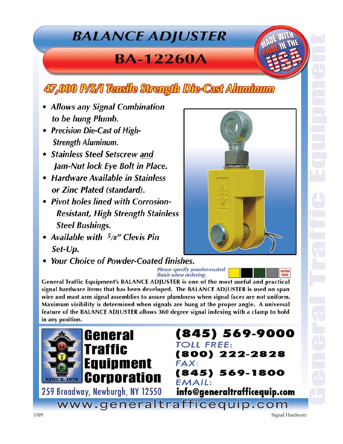 Mounting Assemblies catalog sheet page 67