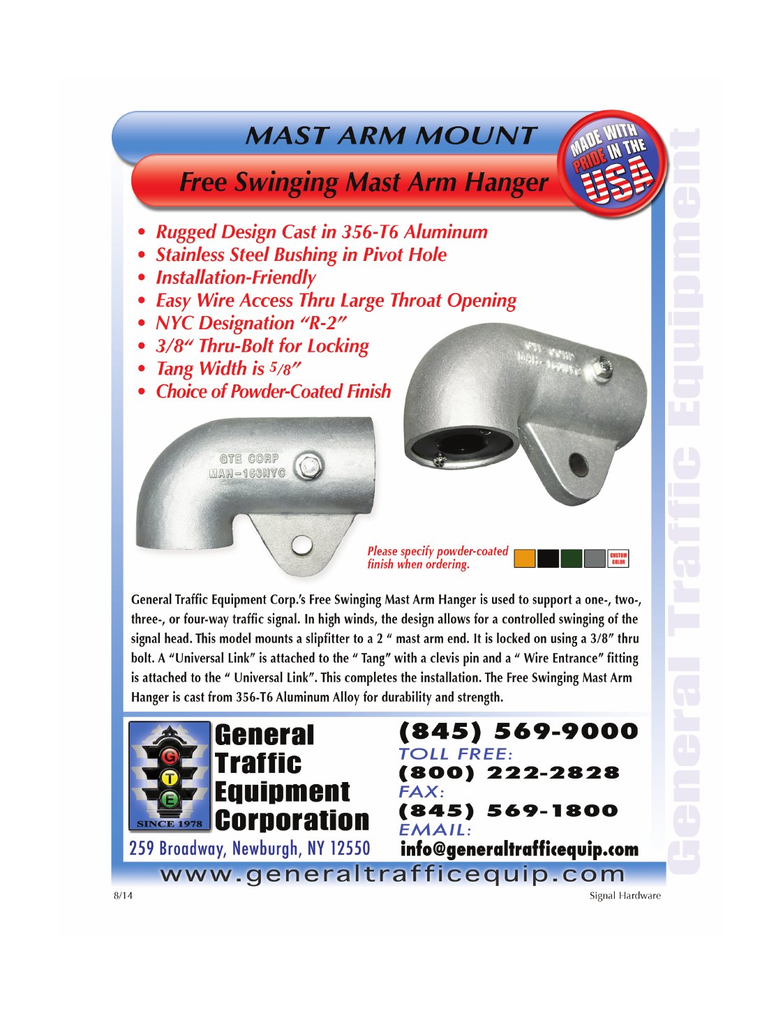 Mounting Assemblies catalog sheet page 74