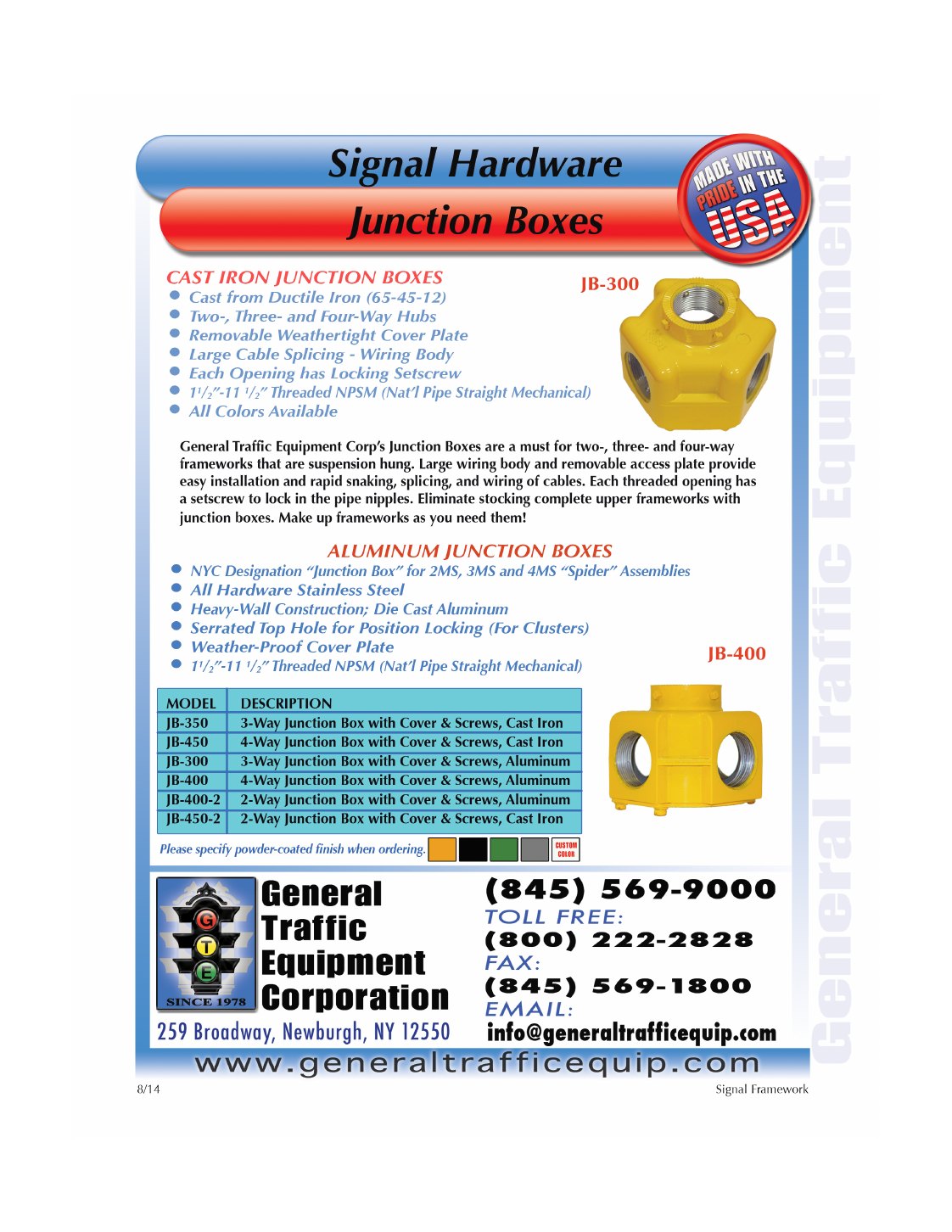Mounting Assemblies catalog sheet page 80