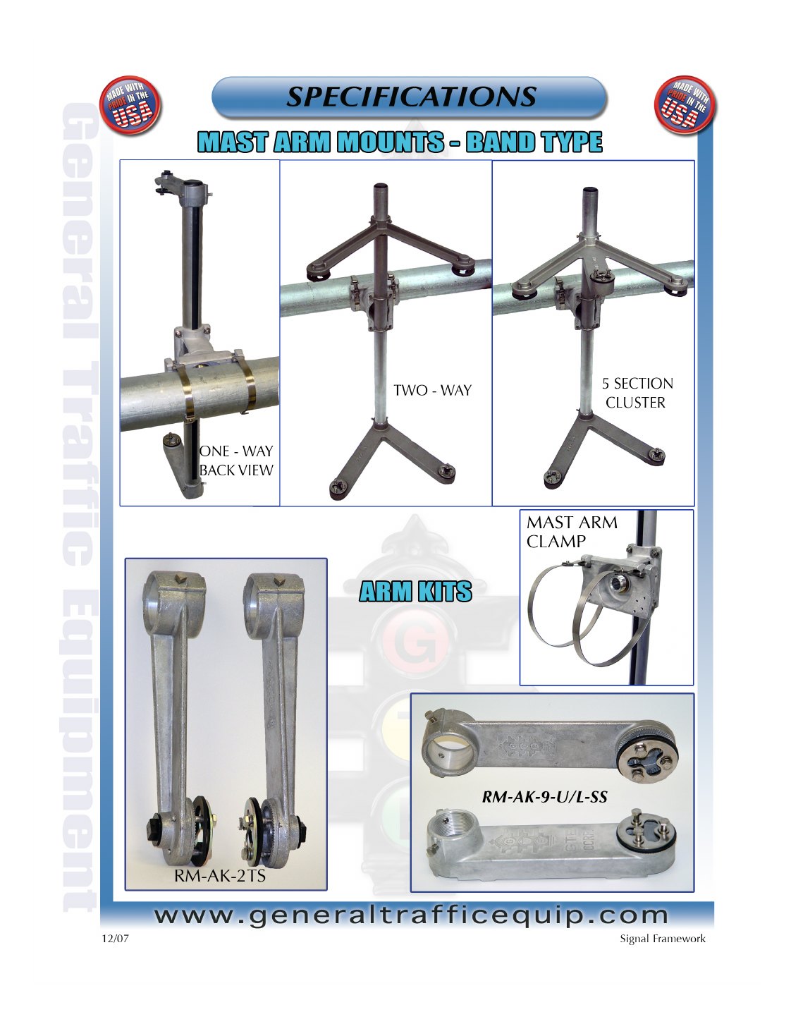 Mounting Assemblies catalog sheet page 94