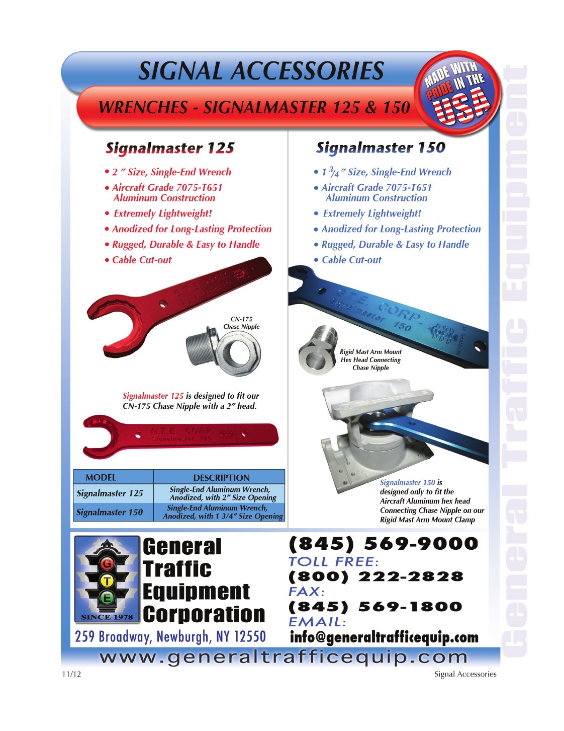Replacement Parts catalog sheet page 96